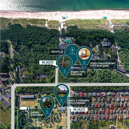 Kompleks Wypoczynkowy, Glamping Roza Wiatrow * Darlowko